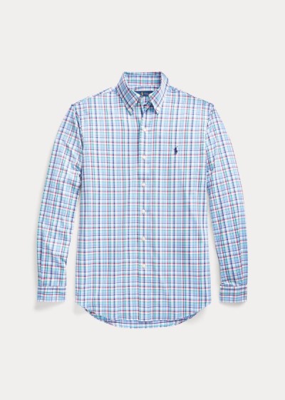 Men's Polo Ralph Lauren Plaid Performance Twill Shirts | 319678GXJ